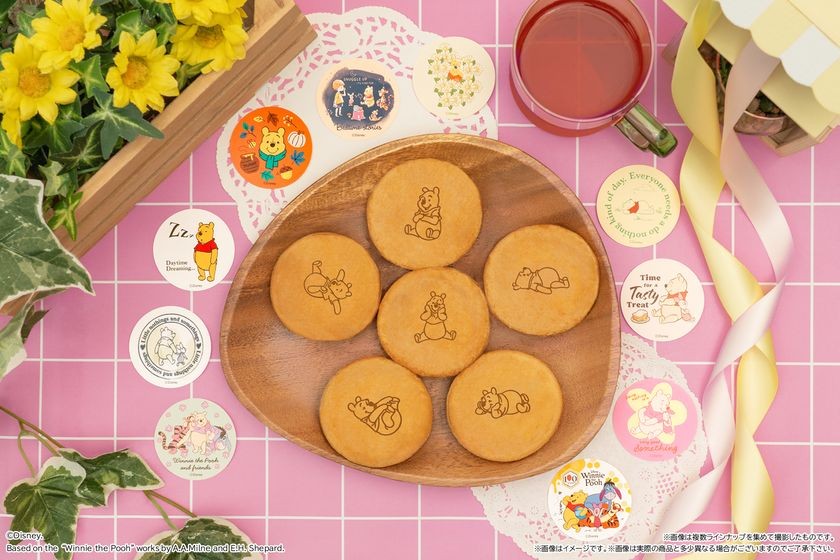 くまのプーさん まんまる焼き 2026の焼き印6種とシール10種