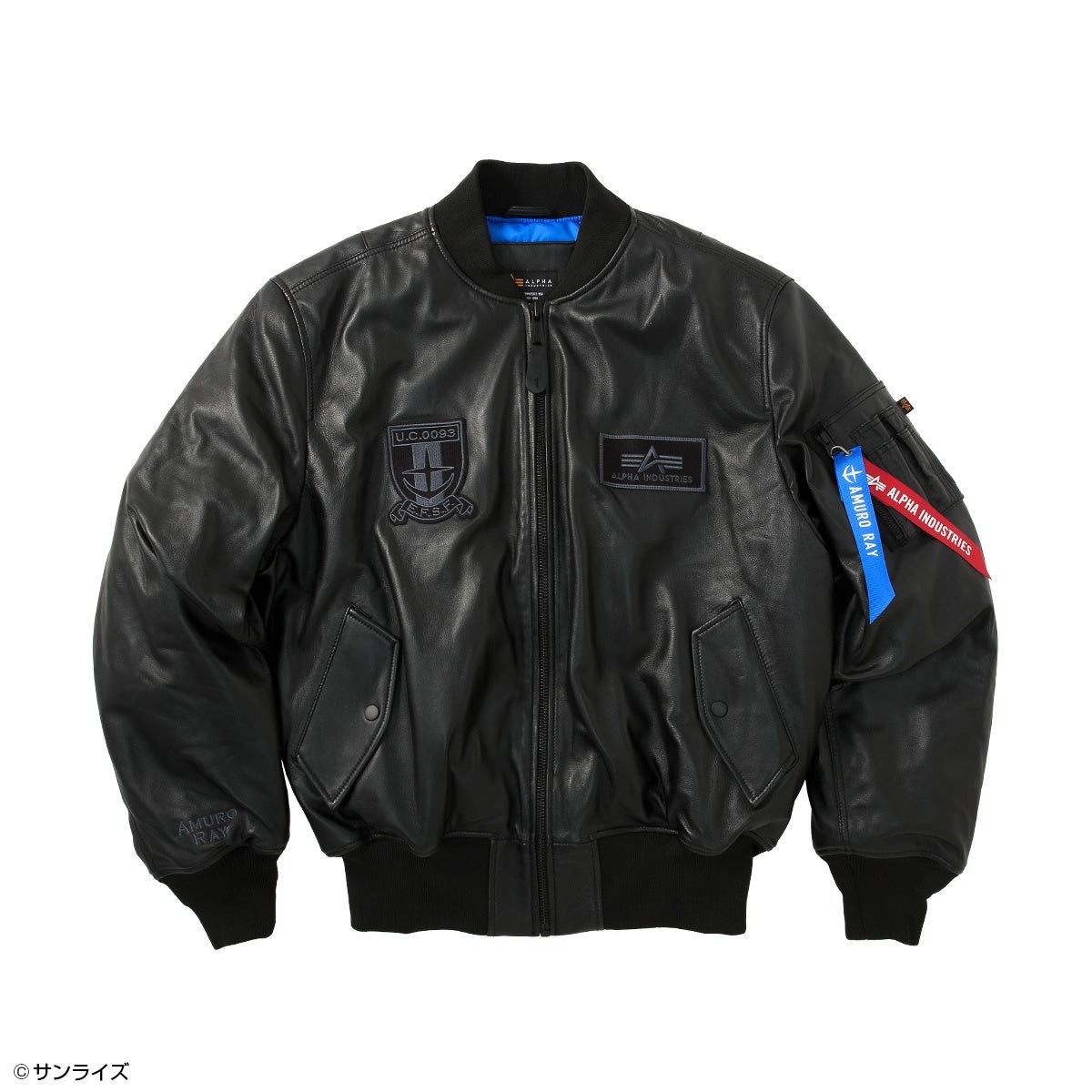 LEATHER MA-1 HERITAGE FIT FLIGHT JACKET アムロ・レイ 正面