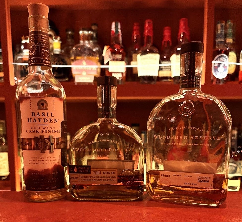 Woodford Reserve・Basil Hayden’s の3銘柄