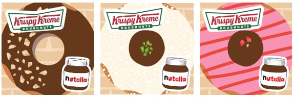 ヌテラ×クリスピー・クリーム・ドーナツ コラボステッカー