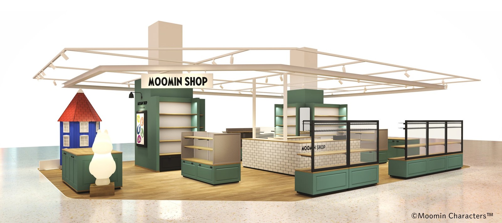 ムーミンショップ フクオカ 店内イメージ