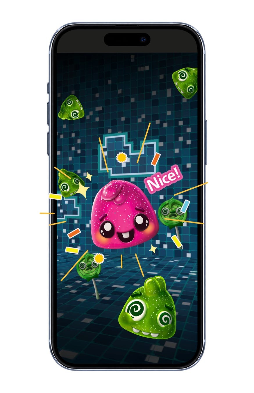 ミニゲームのスマートフォン画面イメージ