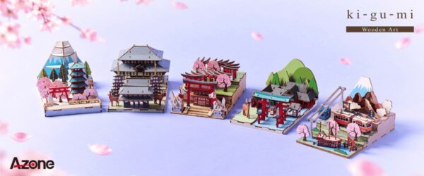 ki-gu-mi 日本の情景シリーズ 5種類の作品