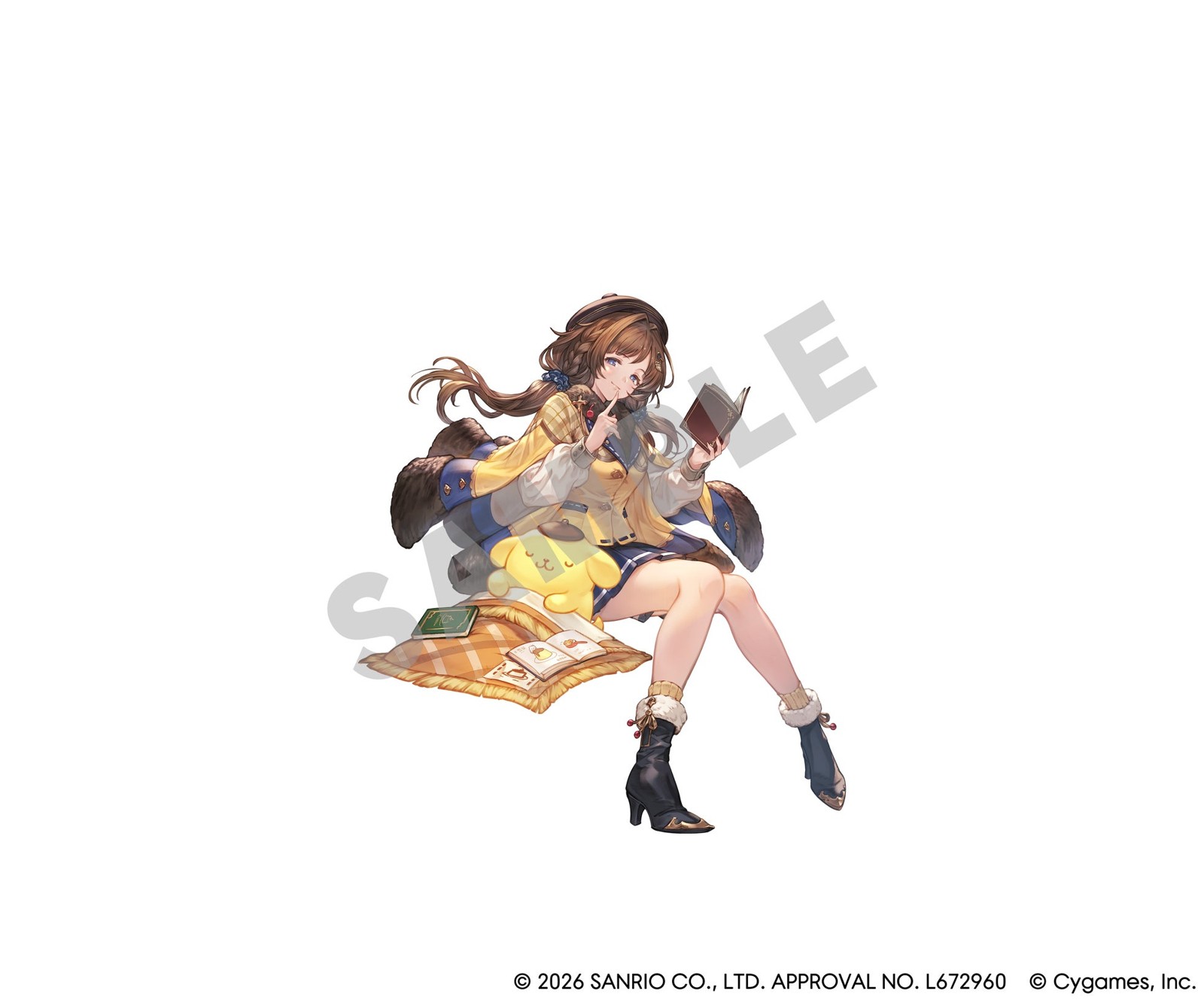 ポムポムプリン×ラジエルのコラボイラスト