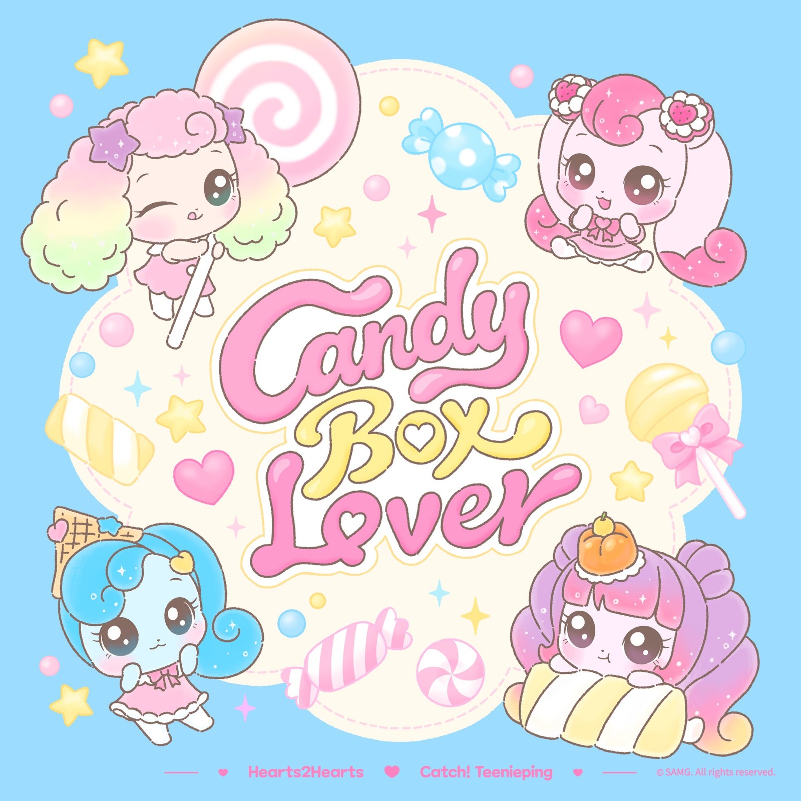 Hearts2Hearts「Candy Box Lover」ジャケット