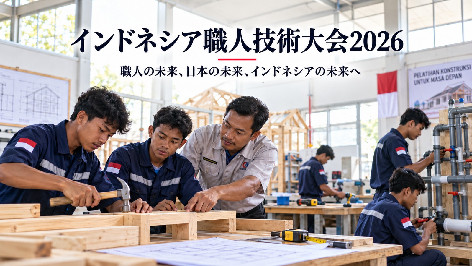 インドネシア職人技術大会2026の告知ビジュアル