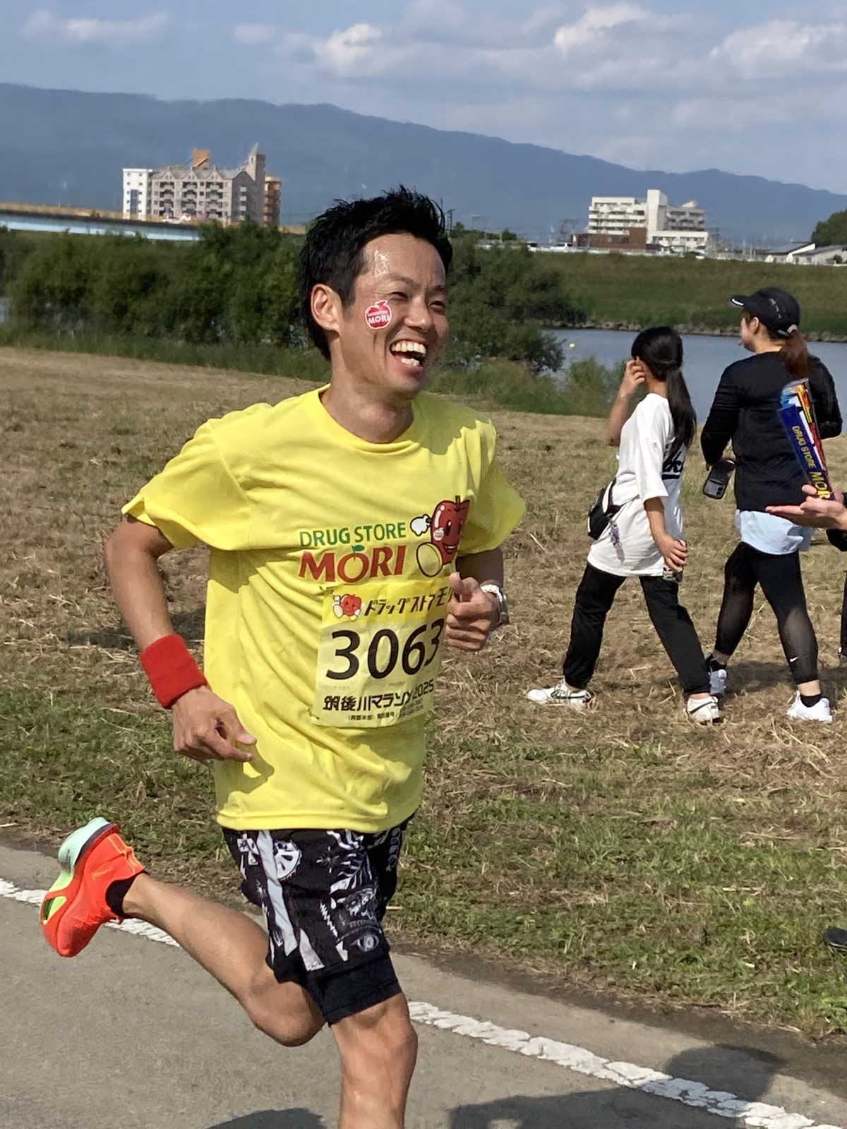 筑後川マラソンを走るランナー