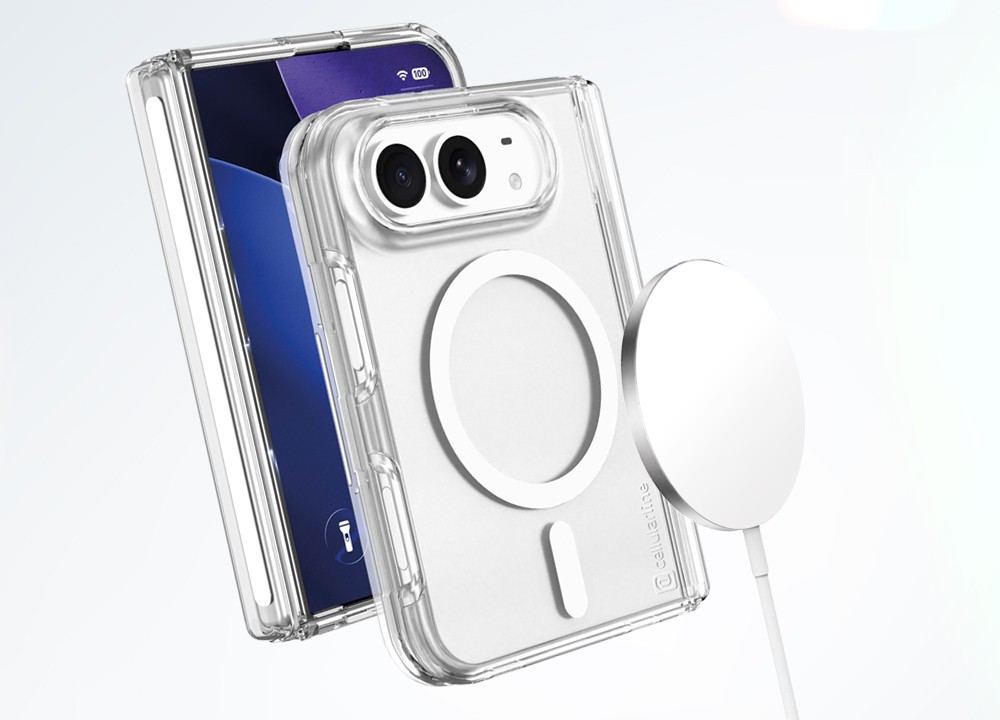 Cellularline GLOSS MAG iPhone Duo対応クリアケース