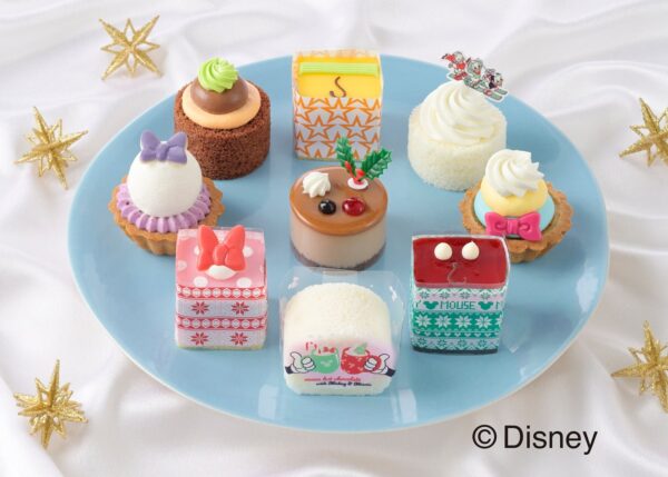 <ディズニー>ウィンターコレクション(9個入)のプチケーキ