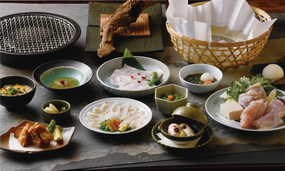 玄品 A5等級「饗宴」コースの料理