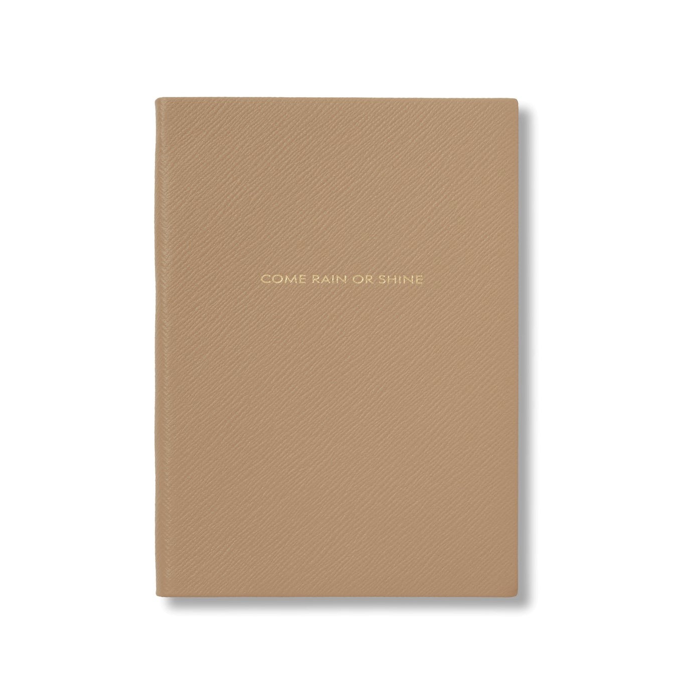 Burberry x Smythson Soho Notebook ベージュ色 COME RAIN OR SHINE