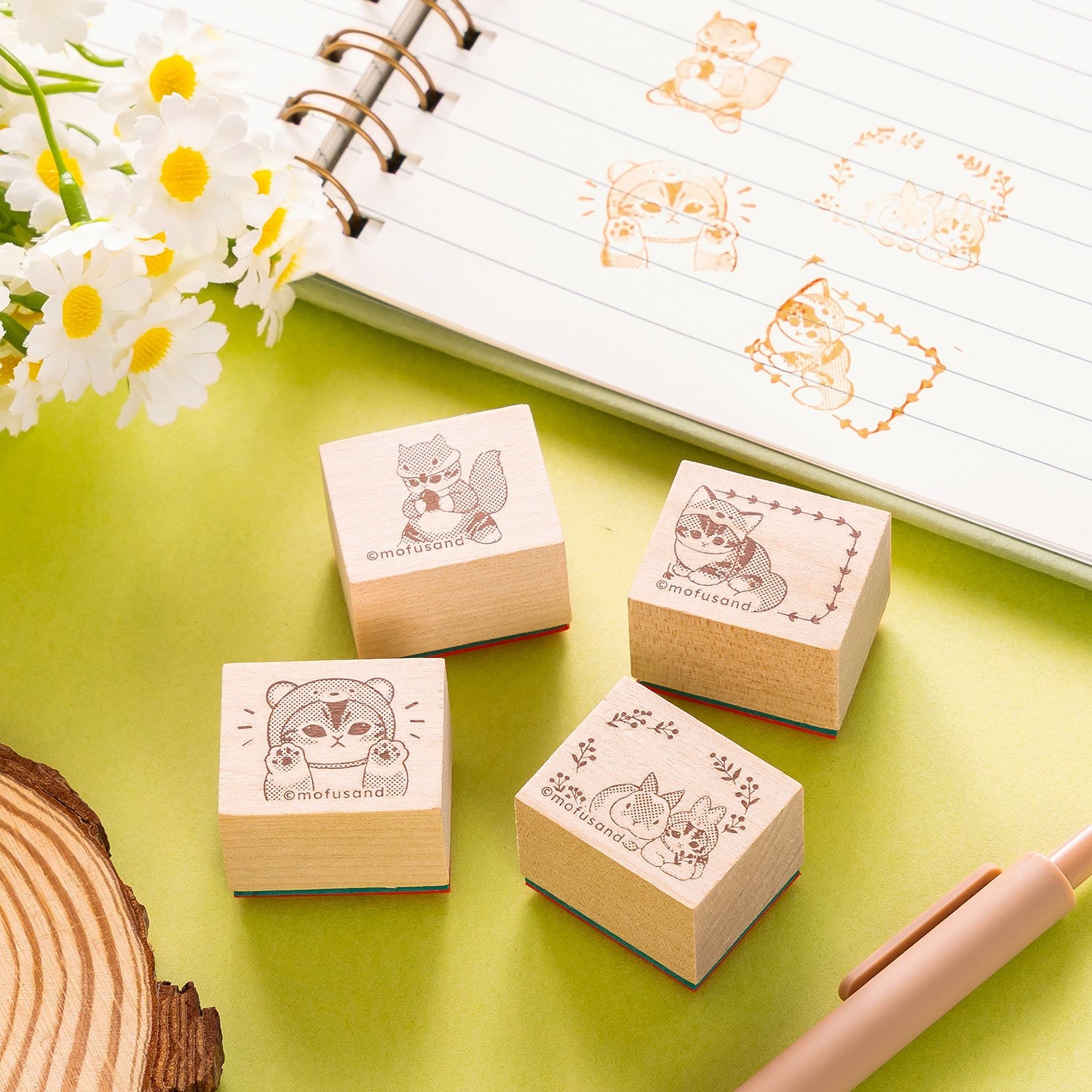 木製デコレーションスタンプセット