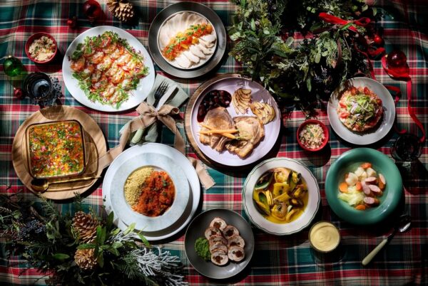 クリスマスブッフェの料理