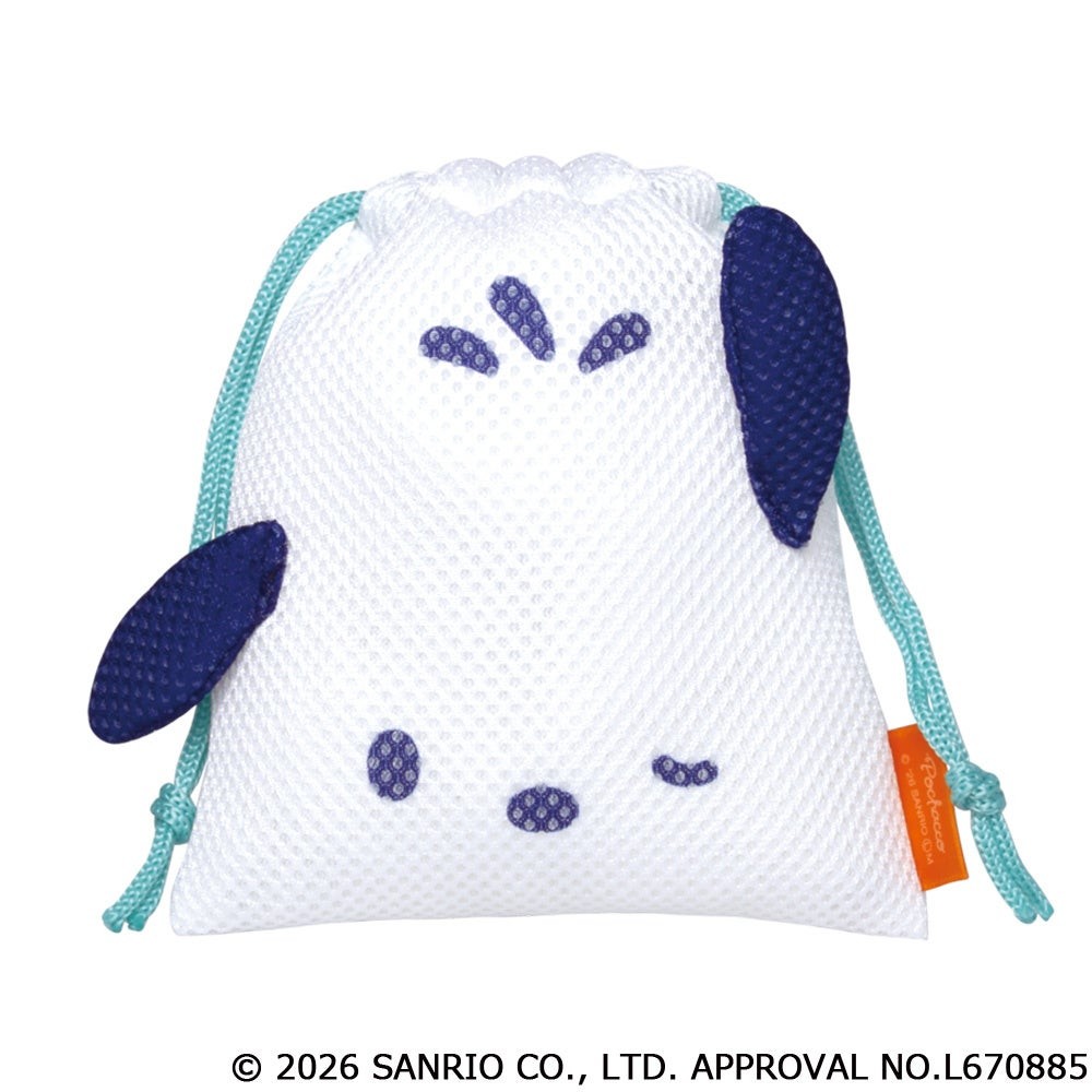 ポチャッコのメッシュ巾着