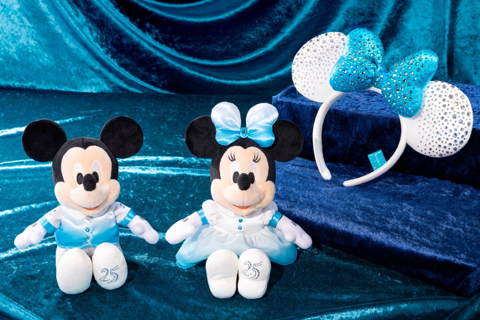 ミッキー＆ミニーのぬいぐるみがクリスタルで輝く！東京ディズニーシー