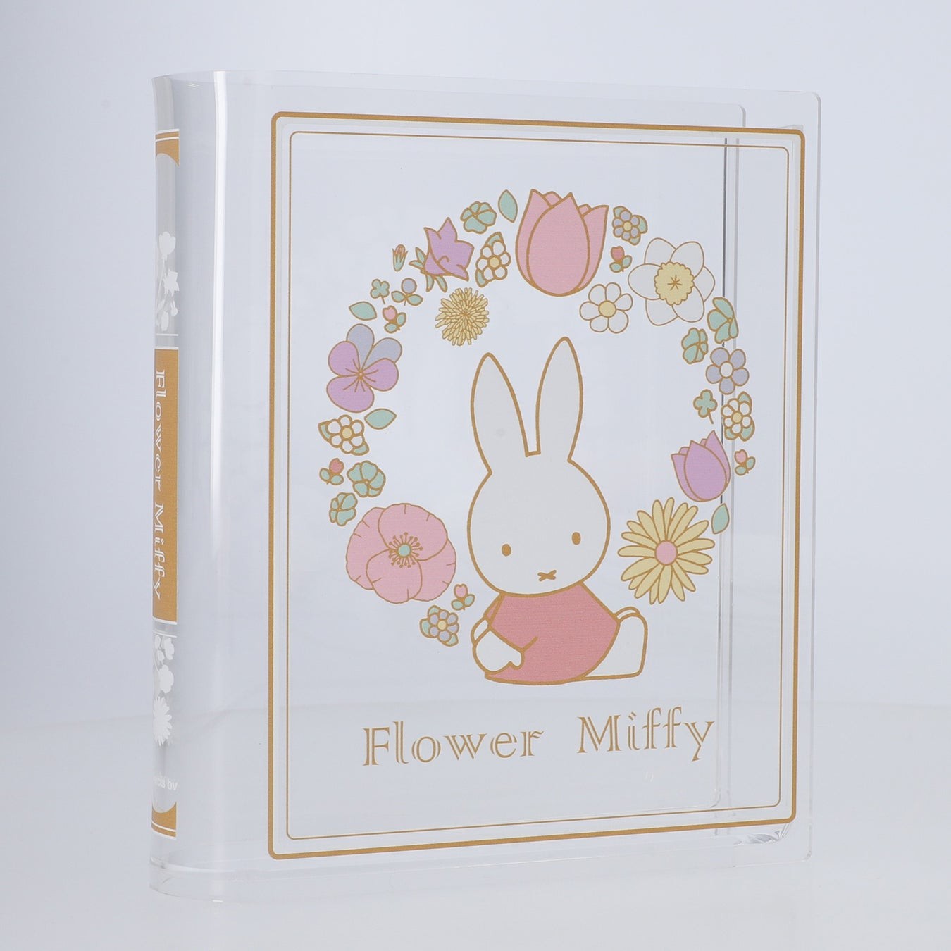 Flower Miffy アクリルブックベース ラウンドフレーム