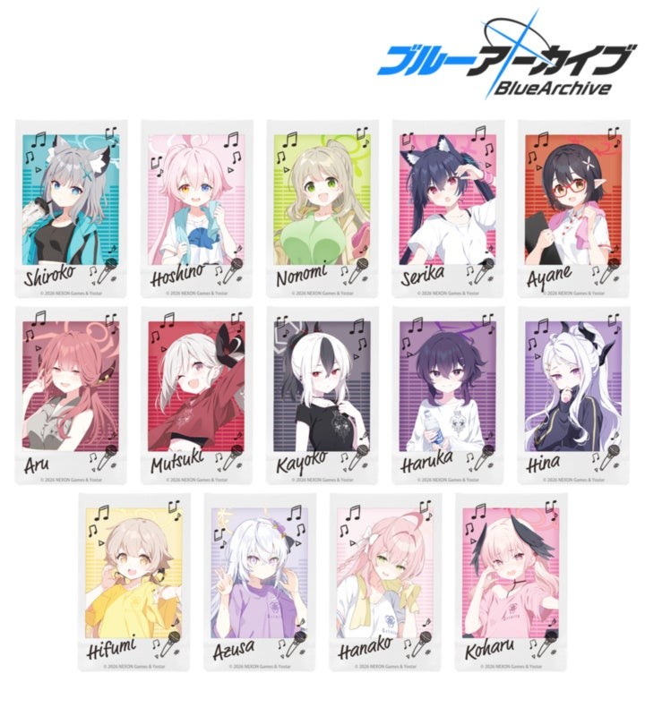 『ブルーアーカイブ』トレーディングチェキプリント ver.A
