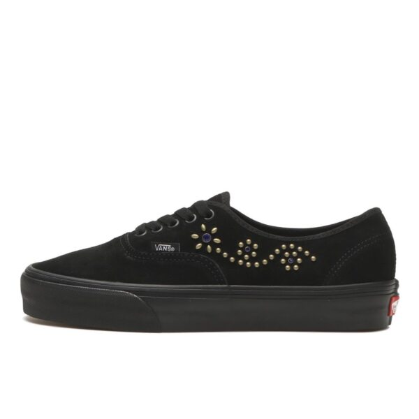 Authentic Floral Studs Black