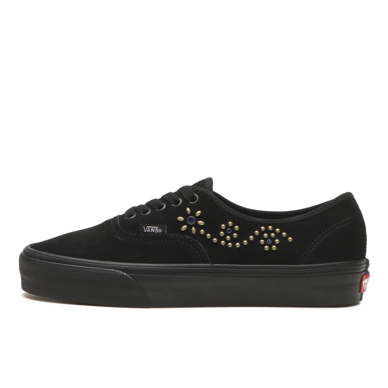 Authentic Floral Studs Black