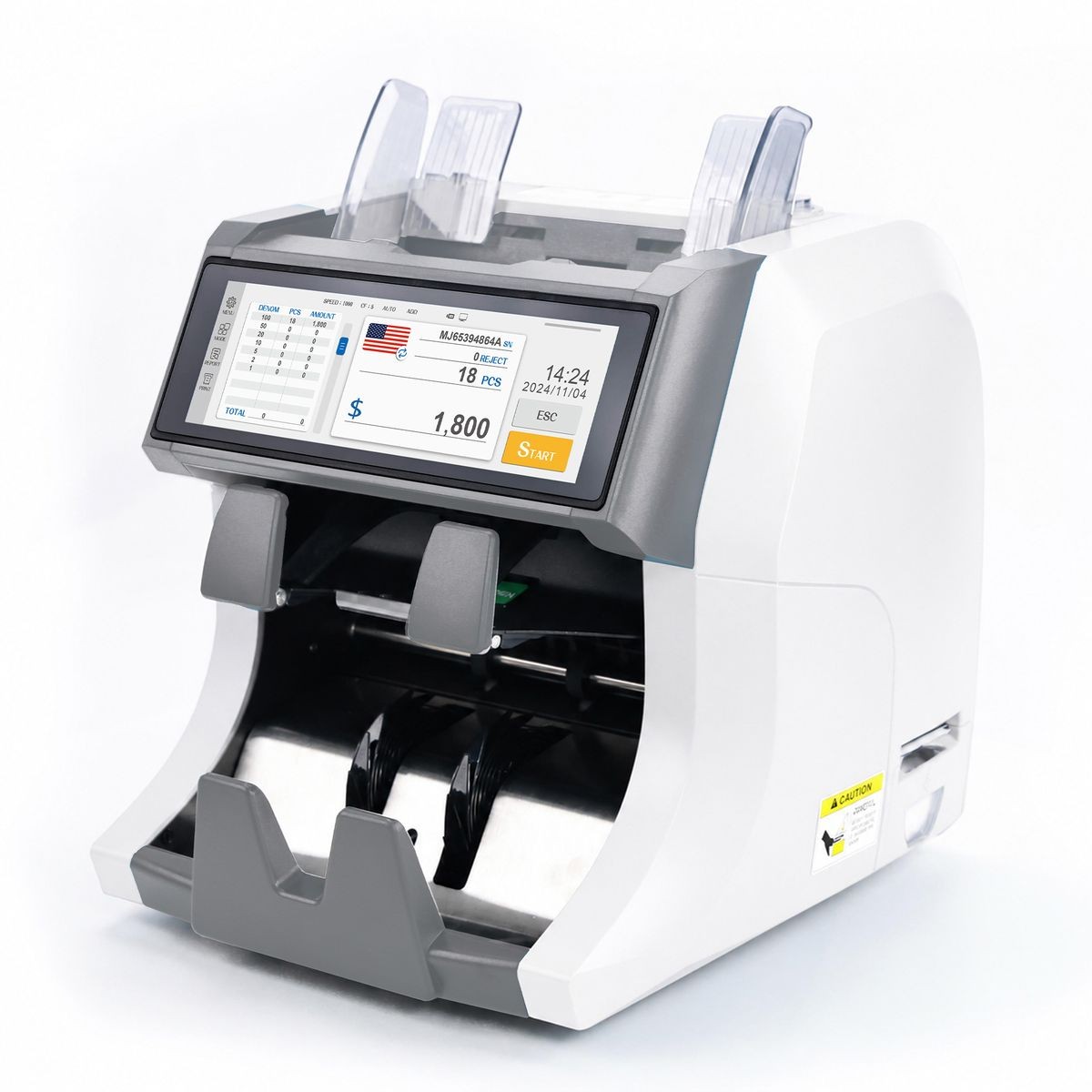 紙幣計数機 DL-600 斜め前