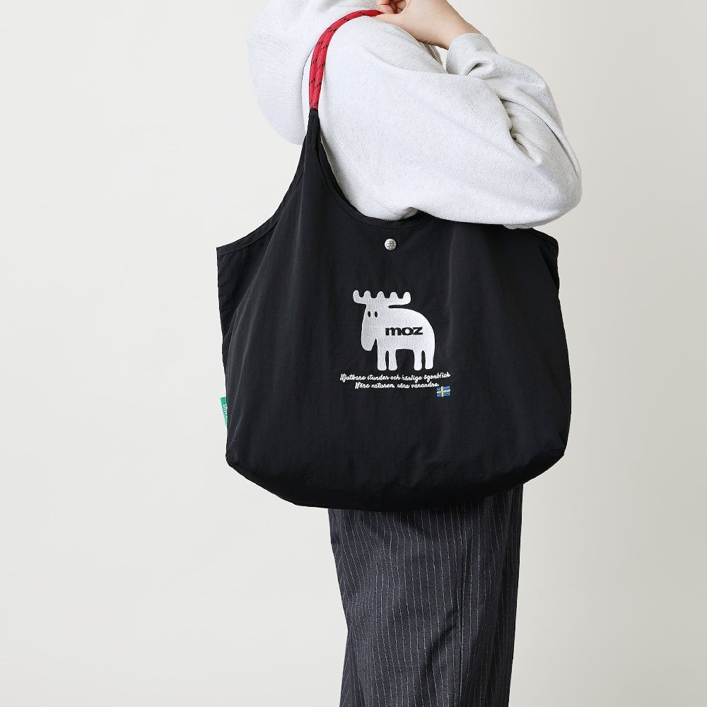 moz トートバッグ ブラック 肩掛け