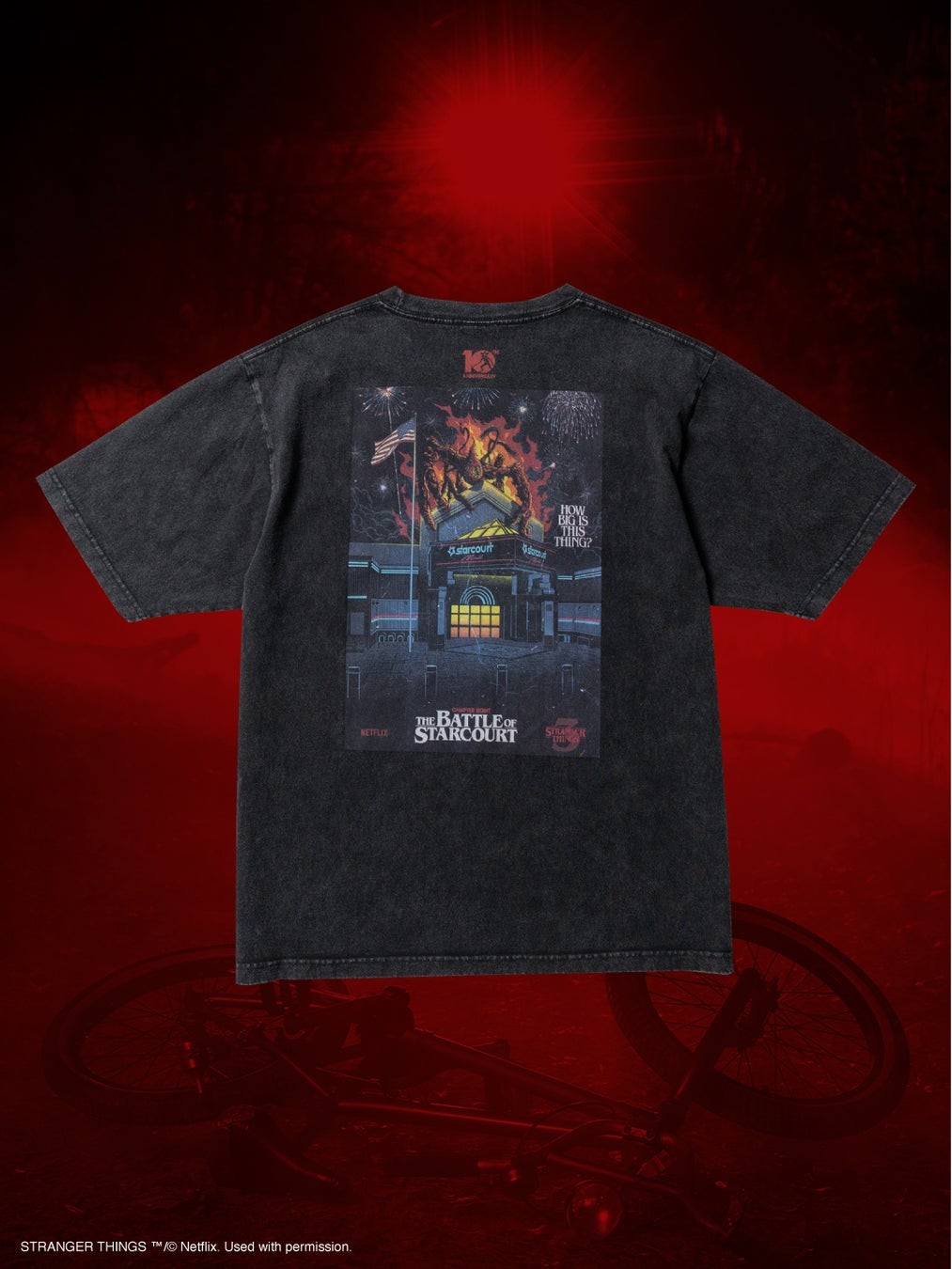 STRANGER THINGS ART T-shirt バック