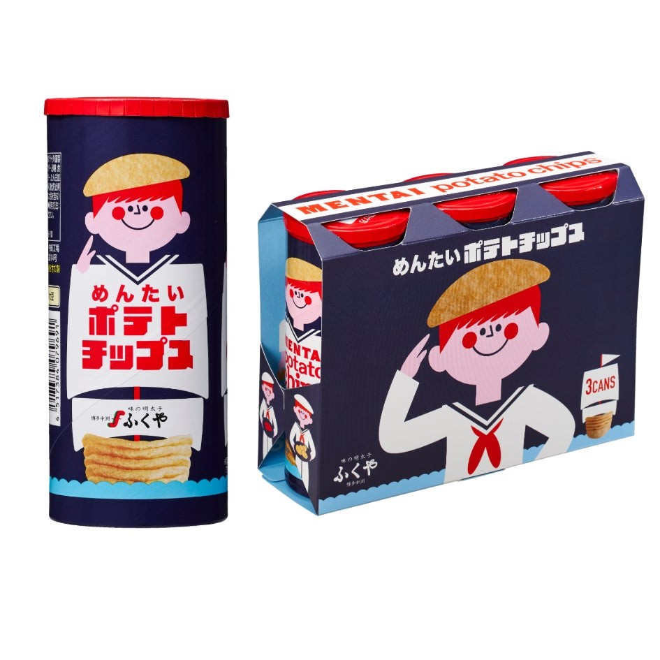 めんたいポテトチップス 単品と3本セット