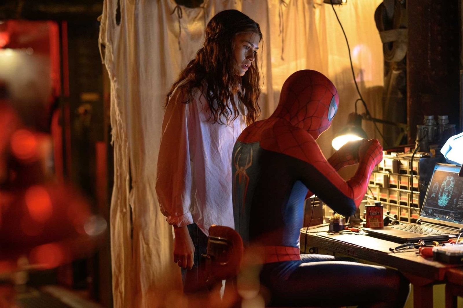 『スパイダーマン:ブランド・ニュー・デイ』作業部屋のスパイダーマン