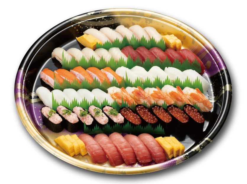すし桶 菖蒲 5人前