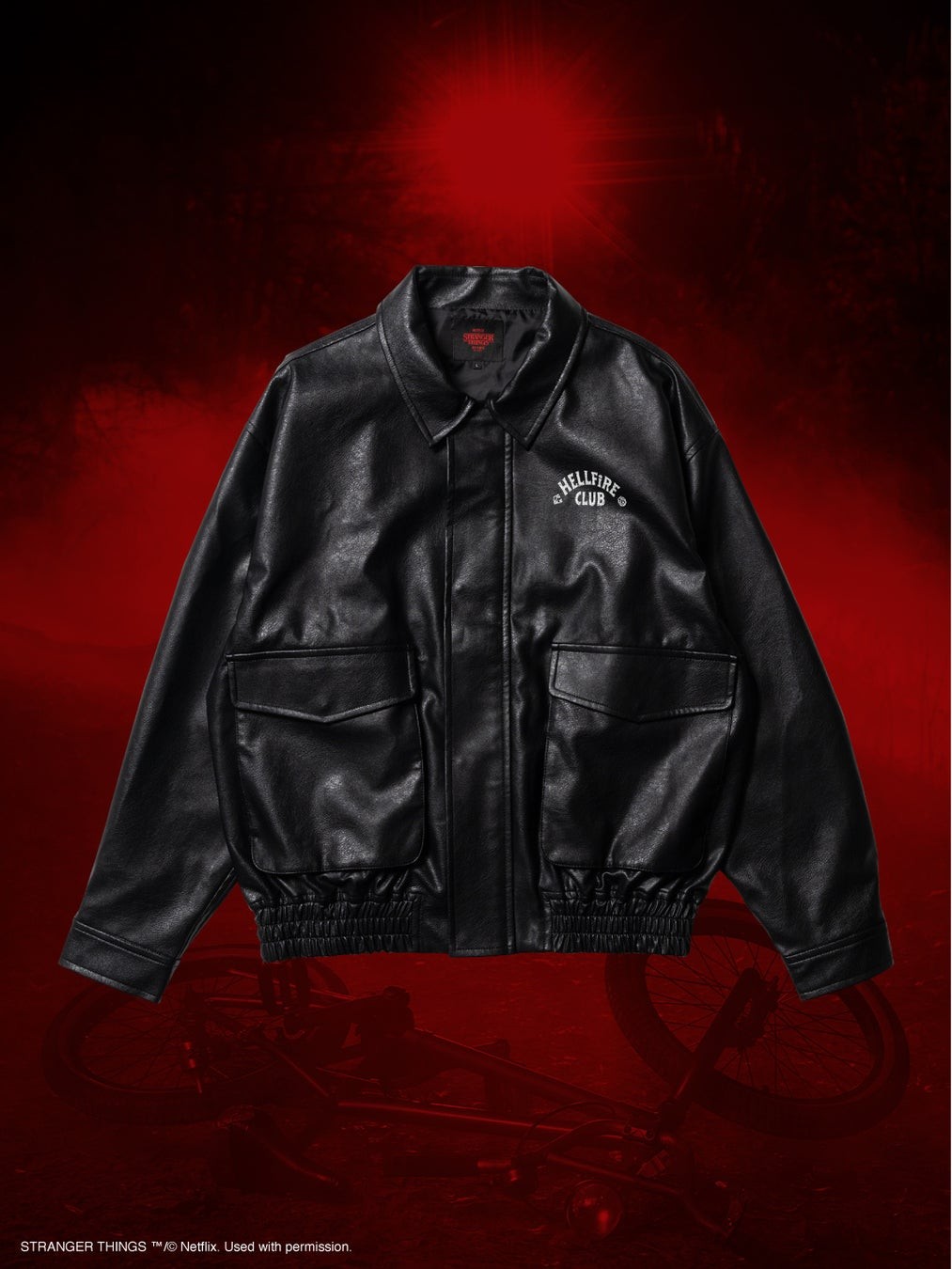 Hellfire Club Faux Leather Jacket