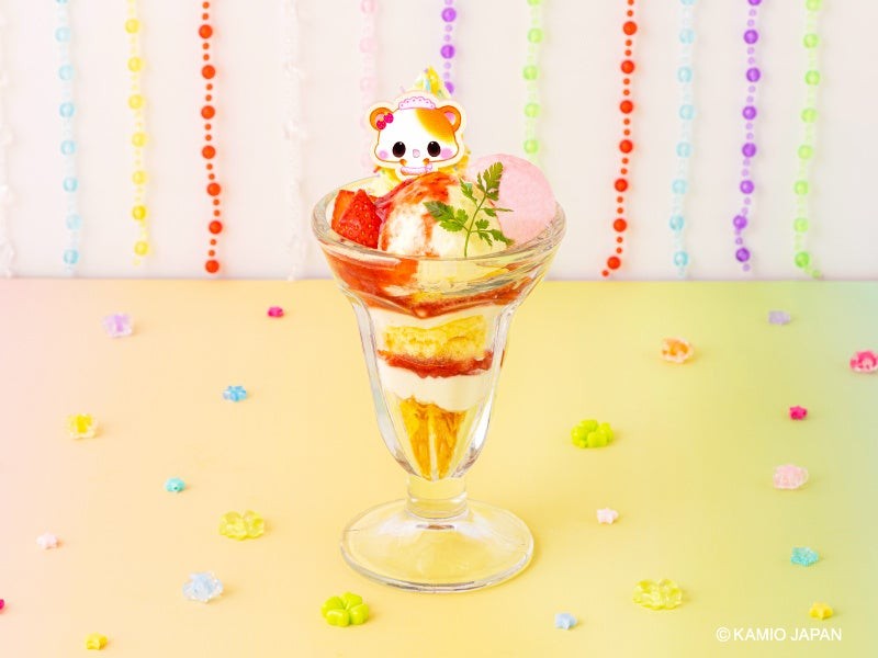 ハムハムcafeのファンシーパフェ