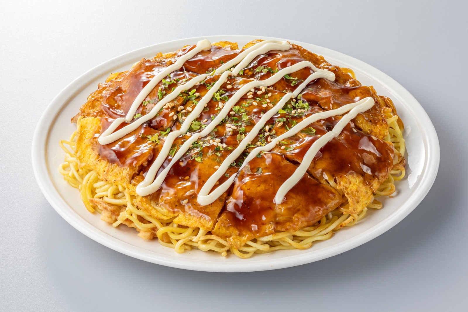 広島お好み焼き 肉玉そば