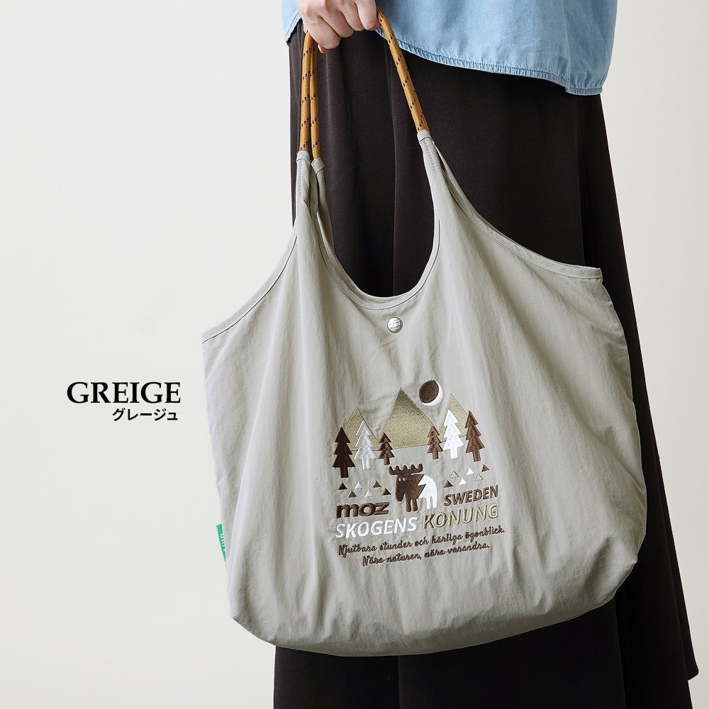 moz トートバッグ グレージュ