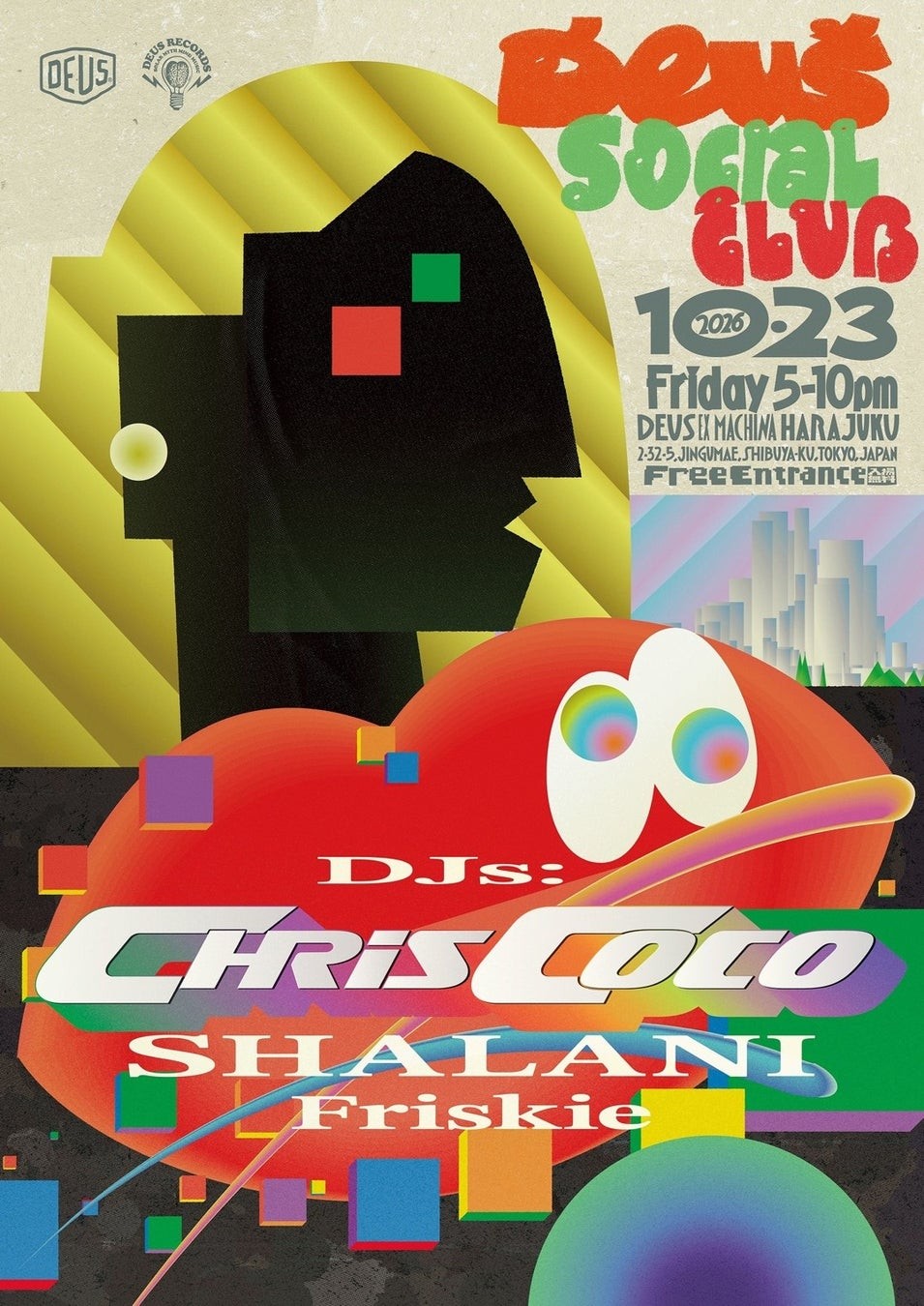 Deus Social Club feat. Chris Cocoのイベントビジュアル