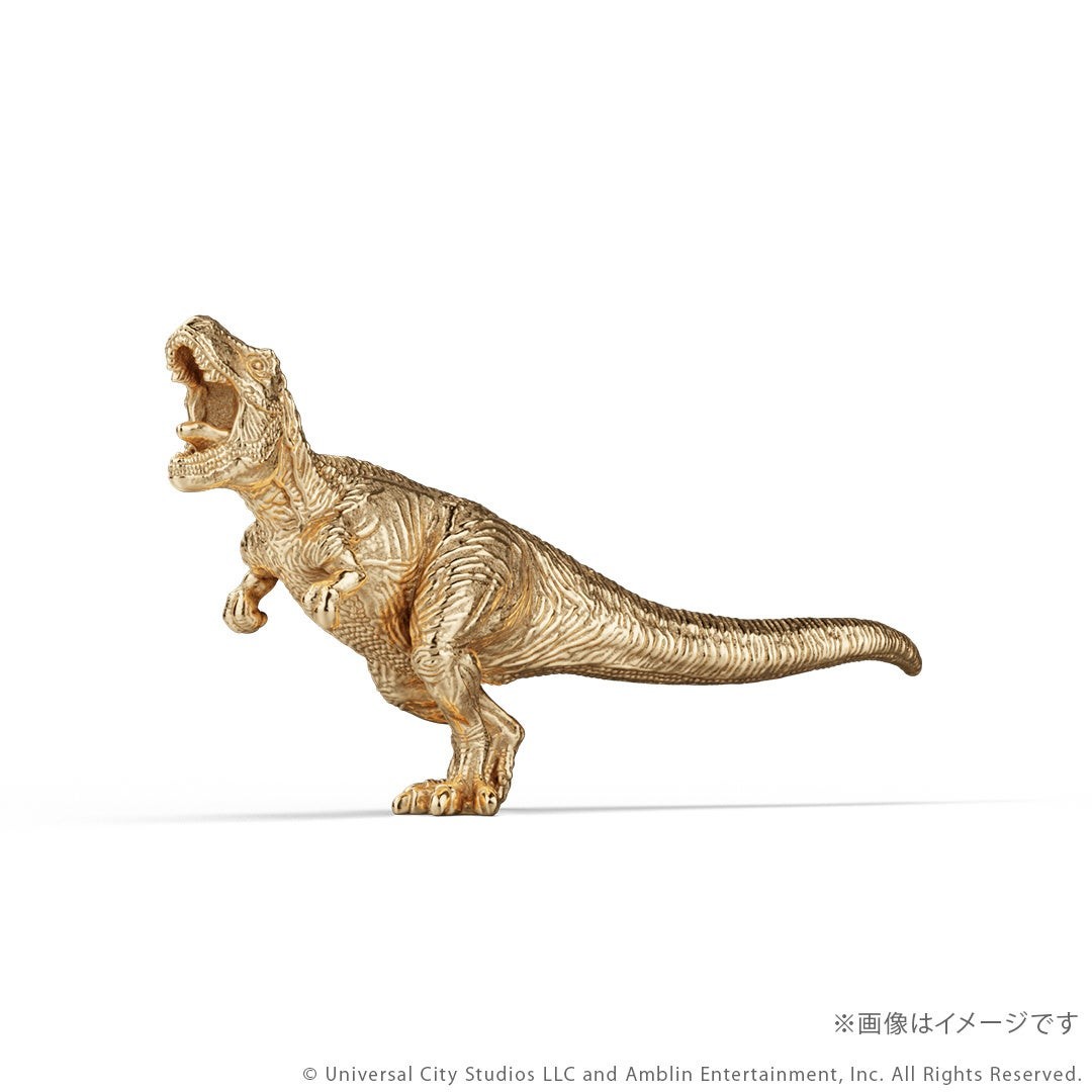 T.REX ミニフィギュア K18イエローゴールドの斜め前方