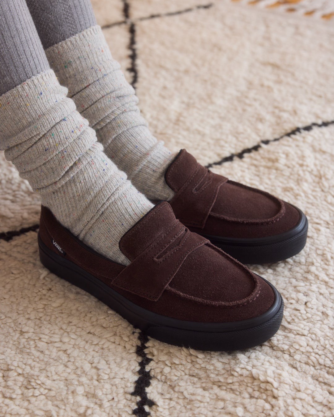 Vans V296 LOAFER 茶色