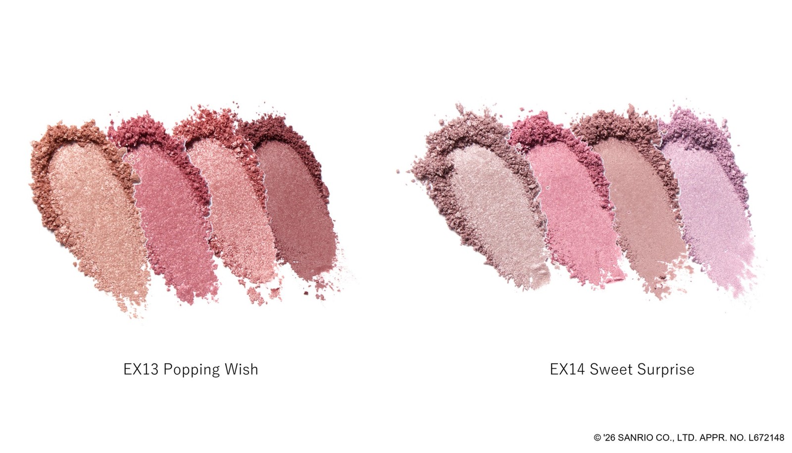 ペタル フロート アイパレット EX13 Popping Wish、EX14 Sweet Surprise