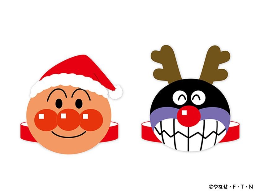 クリスマスのお面工作