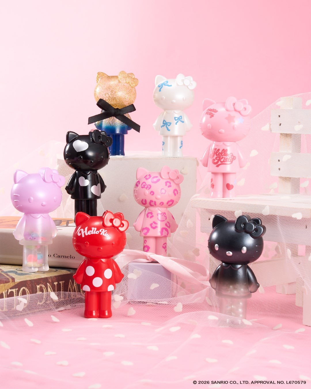 ハローキティ型フィギュア全8種のイメージ