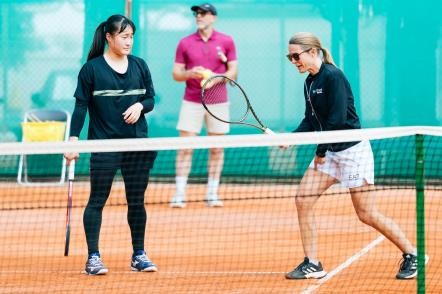 ジャスティン・エナンによるジュニア選手へのコーチング