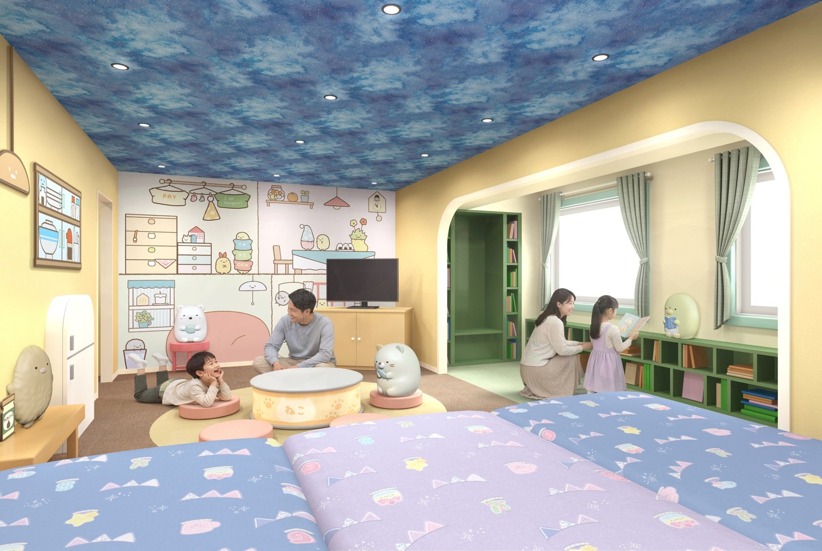 すみっコたちとたぴおか探しのお部屋