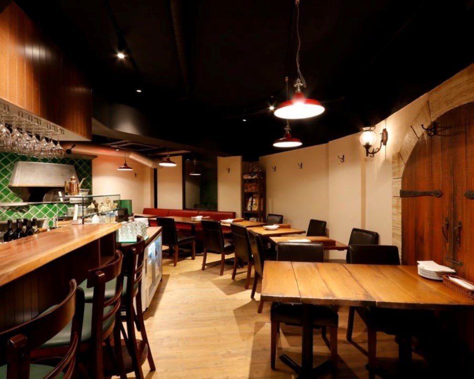 ピッツェリア ダ グランツァの店内