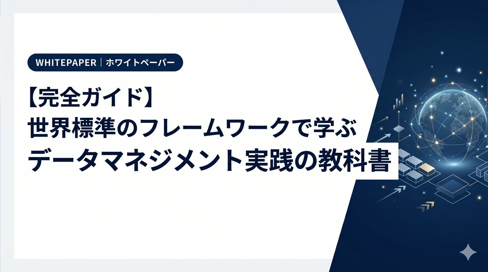 【完全ガイド】世界標準のフレームワークで学ぶ データマネジメント実践の教科書