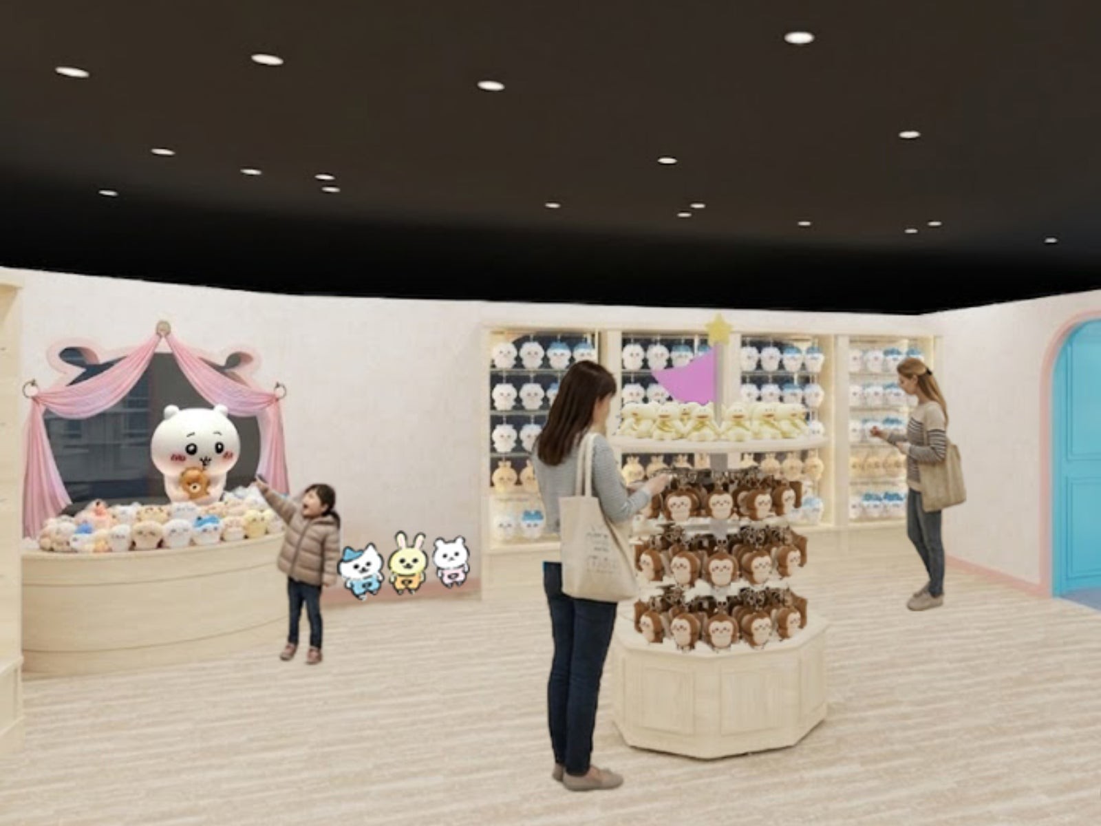 ちいかわパークストア 店内イメージ