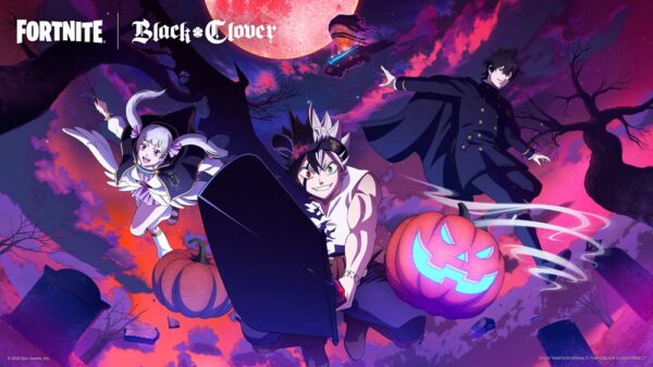 『フォートナイト』と「ブラッククローバー」のコラボ告知ビジュアル