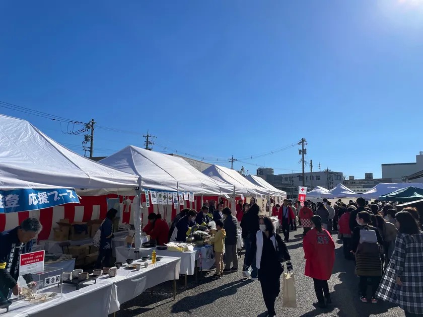 烏鶏庵のお客様感謝祭の販売ブース
