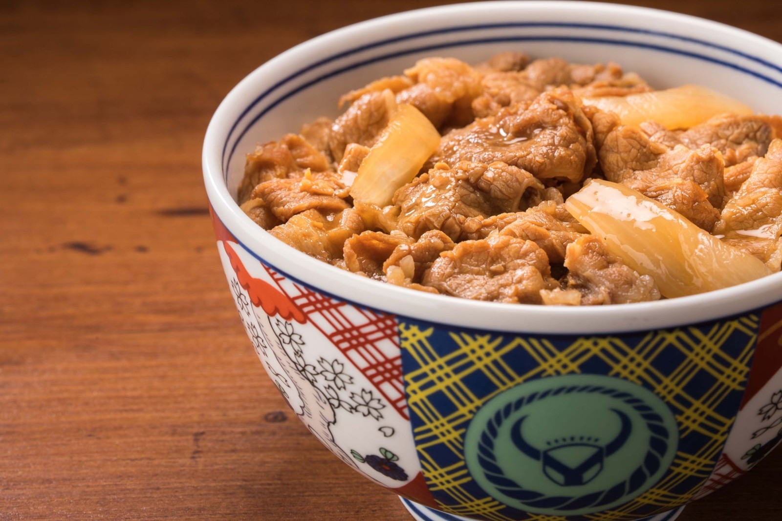 牛丼の盛付例