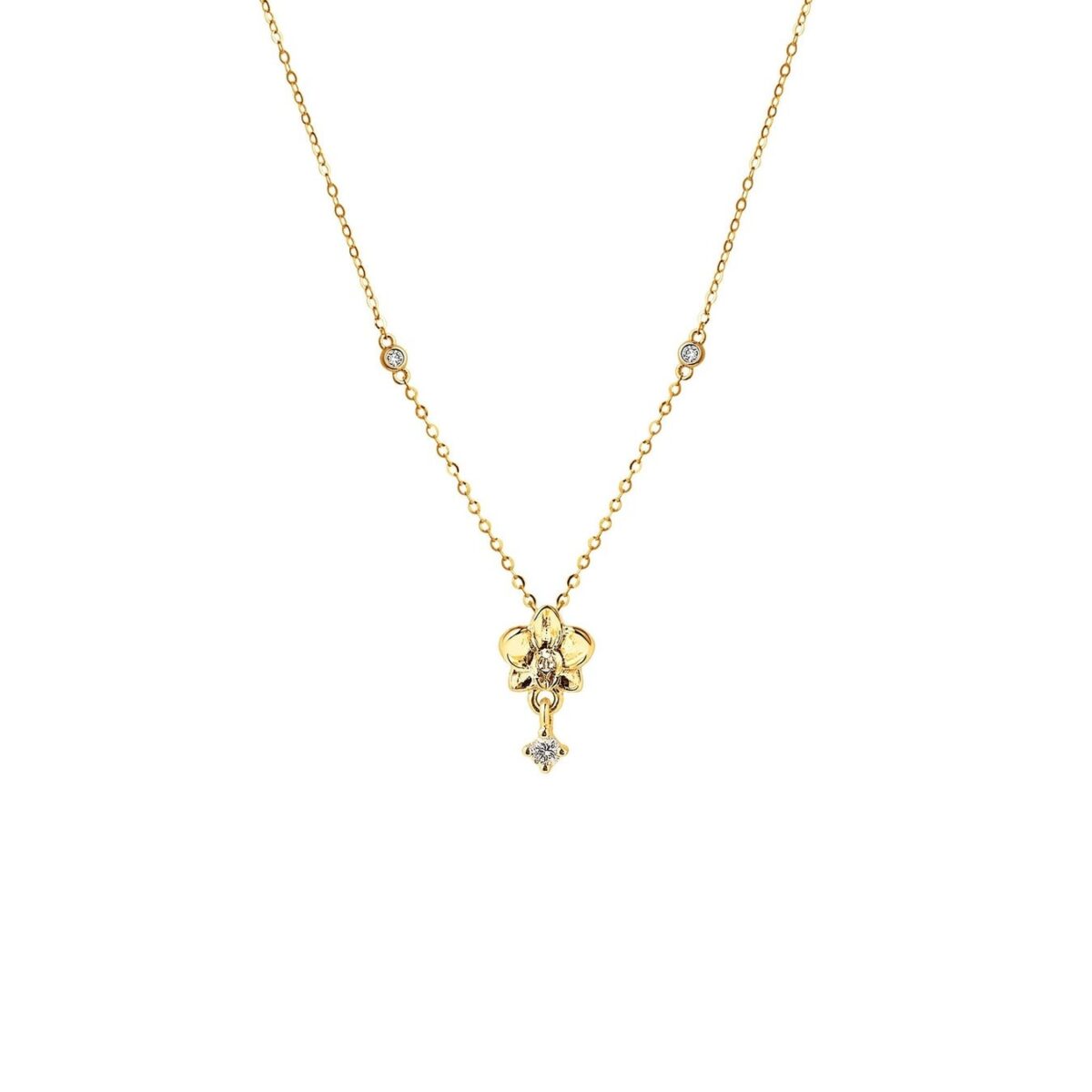 RISIS 14金コレクション「Orchidette」ネックレス