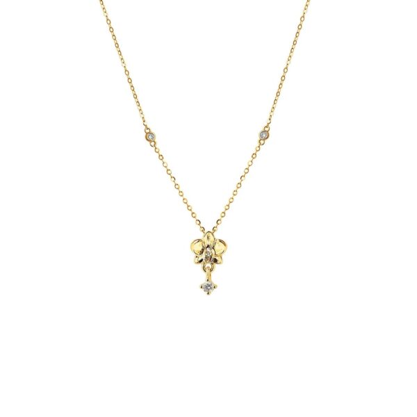 RISIS 14金コレクション「Orchidette」ネックレス