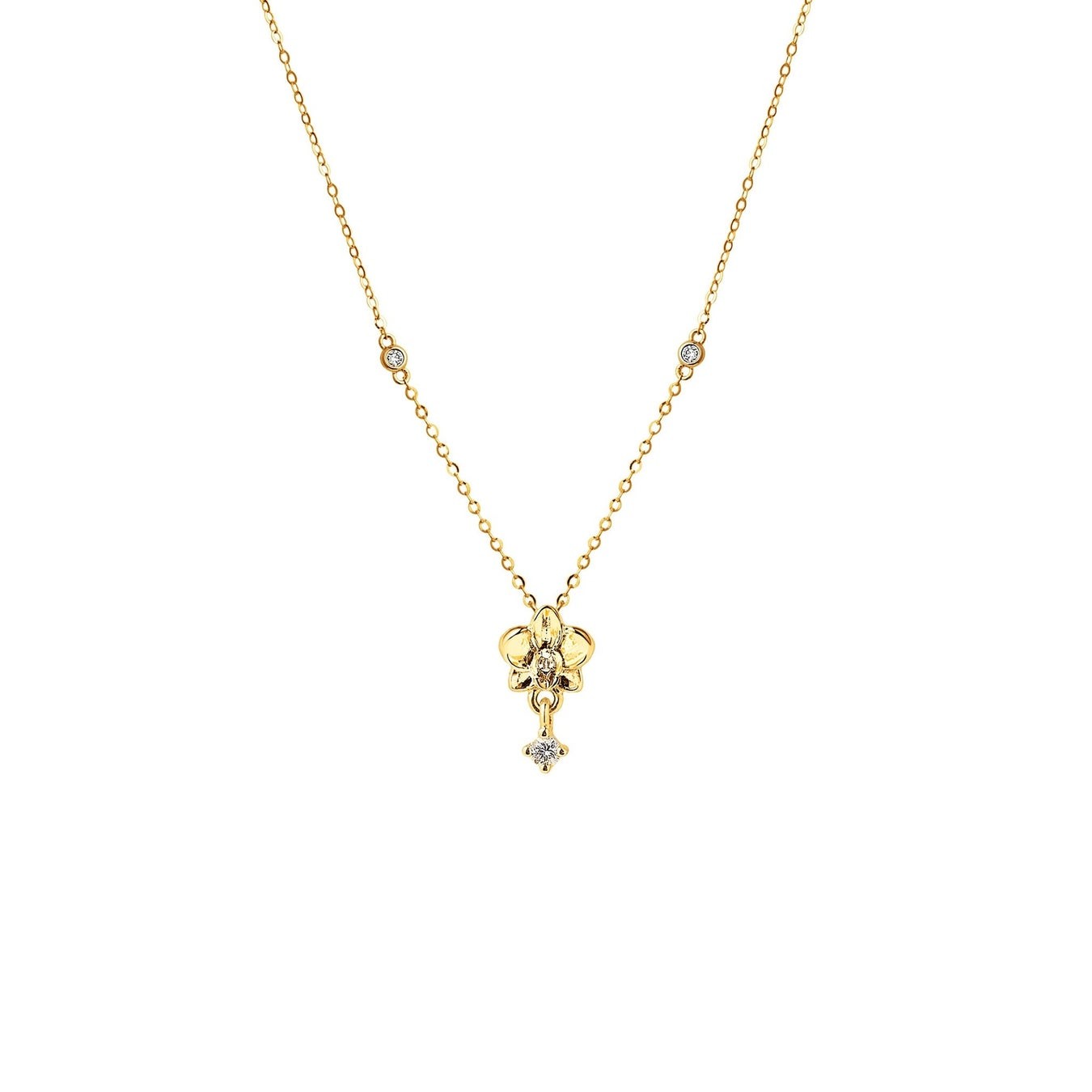 RISIS 14金コレクション「Orchidette」ネックレス